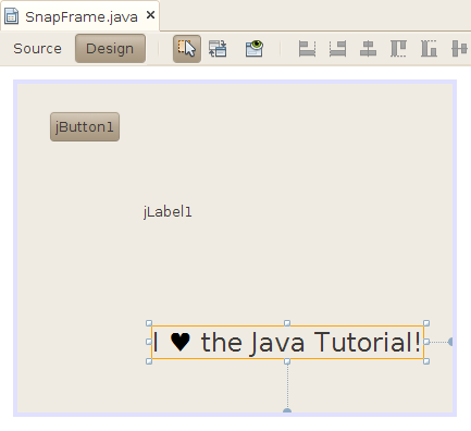 We all love the Java Tutorial